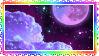 purple cloudy night sky